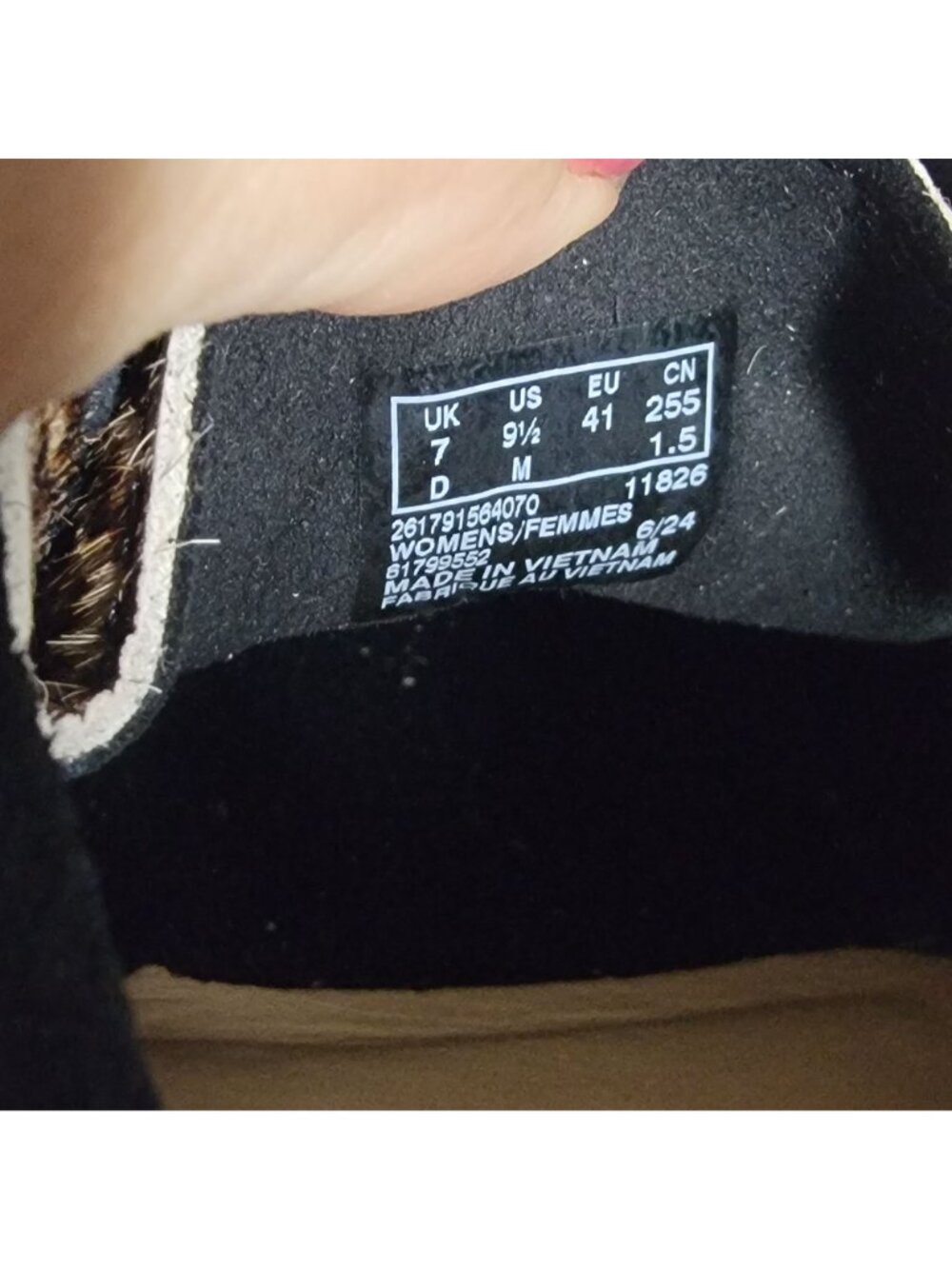 NEW Clarks Wallacraft Bee Moccasins Leopard Suede Boho Contemporary Womens 9.5 - Picture 10 of 10